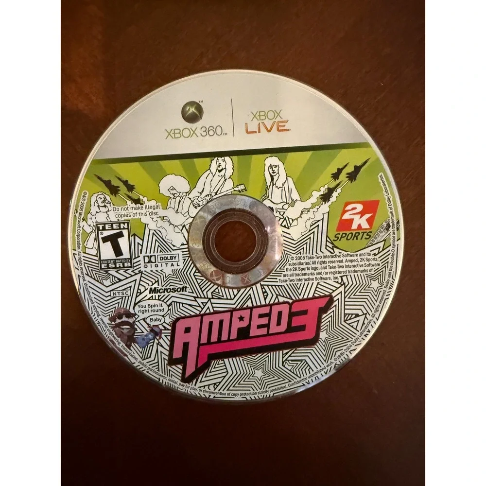 AMPED‎ 3 Microsoft Xbox 360, 2005 W/Manual Snowboarding Video Game